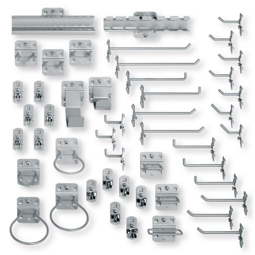 Assortiment de supports, 49 pièces